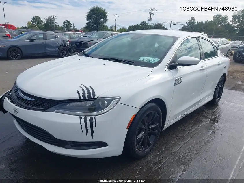 2015 CHRYSLER 200 VIN 1C3CCCFB4FN748930 — фото 2
