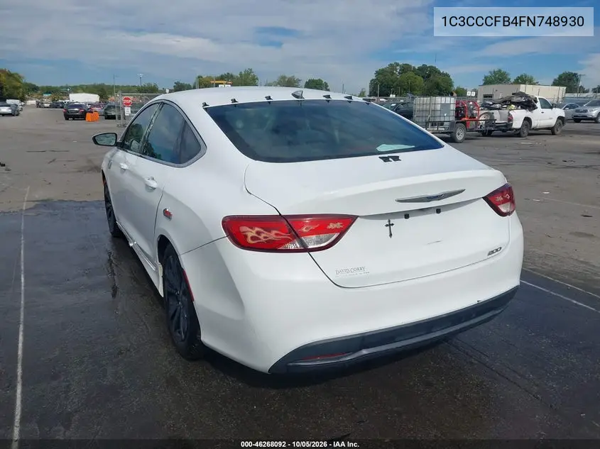 2015 CHRYSLER 200 VIN 1C3CCCFB4FN748930 — фото 3