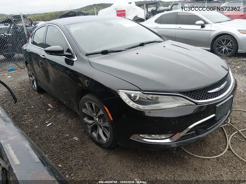 CHRYSLER 200 2015, VIN 1C3CCCCG0FN572362