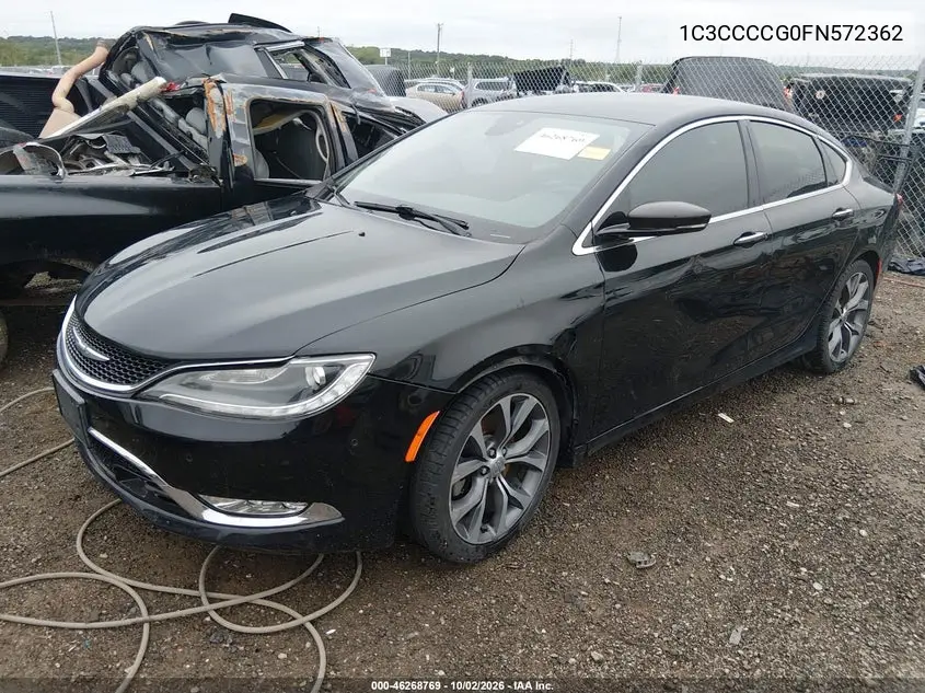 2015 CHRYSLER 200 VIN 1C3CCCCG0FN572362 — фото 2