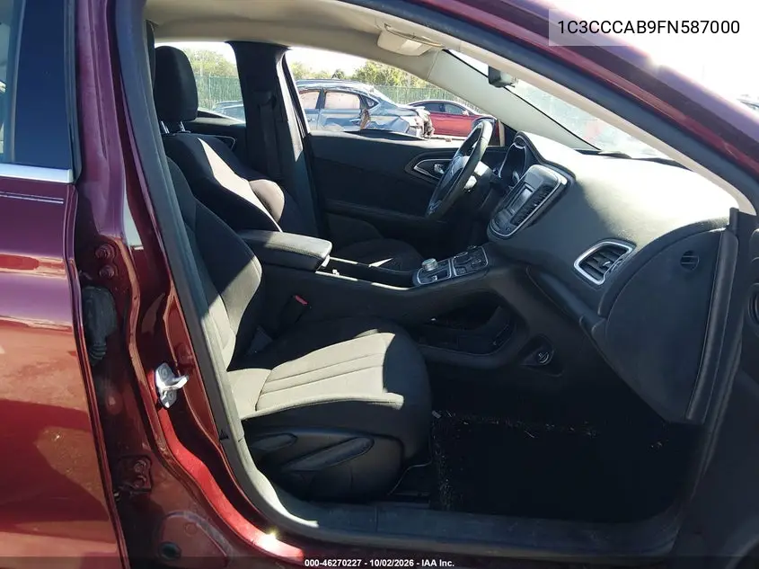 2015 CHRYSLER 200 VIN 1C3CCCAB9FN587000 — фото 5