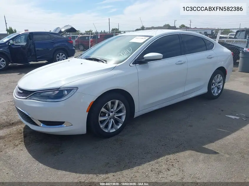 2015 CHRYSLER 200 VIN 1C3CCCABXFN582386 — фото 2