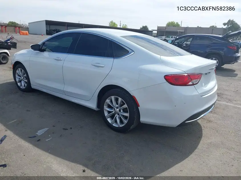 2015 CHRYSLER 200 VIN 1C3CCCABXFN582386 — фото 3