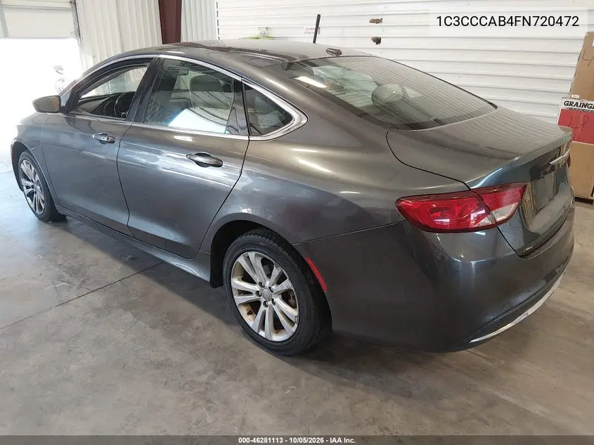 2015 CHRYSLER 200 VIN 1C3CCCAB4FN720472 — фото 3