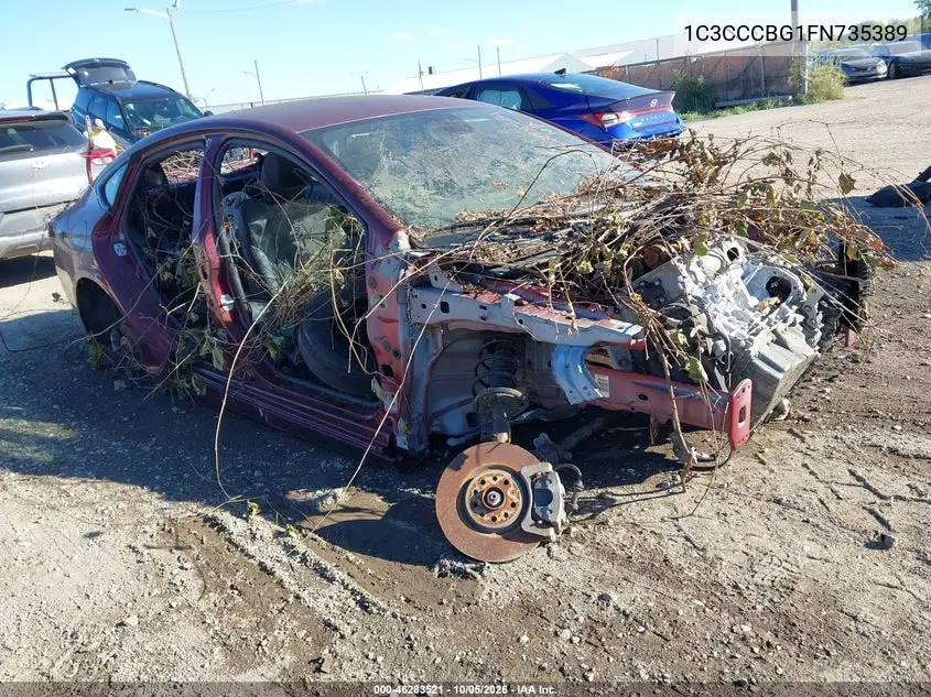 CHRYSLER 200 2015, VIN 1C3CCCBG1FN735389