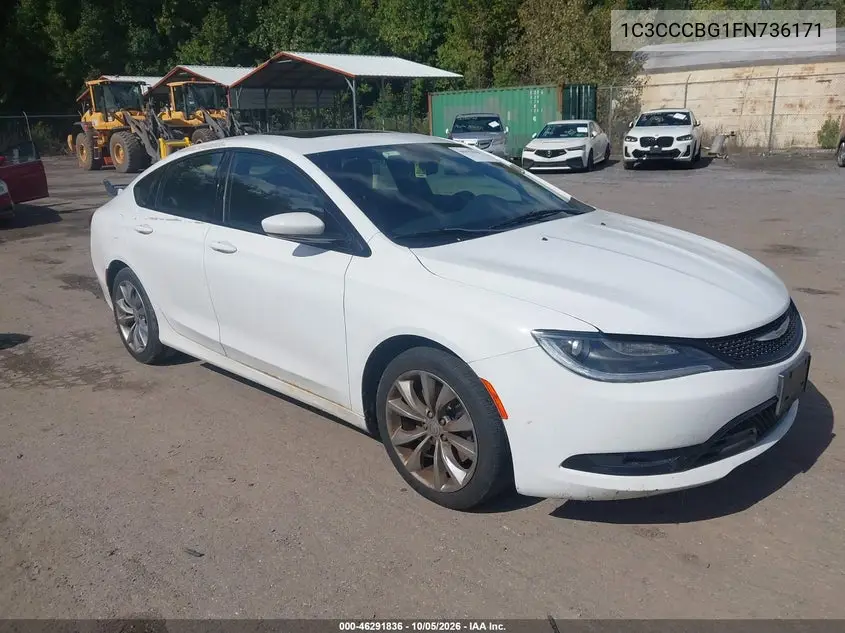 CHRYSLER 200 2015, VIN 1C3CCCBG1FN736171