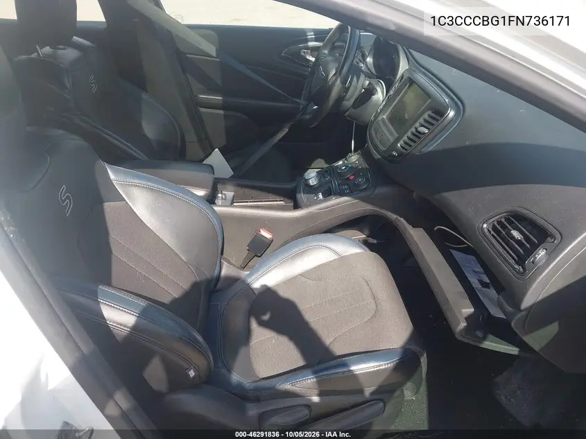 2015 CHRYSLER 200 VIN 1C3CCCBG1FN736171 — фото 5