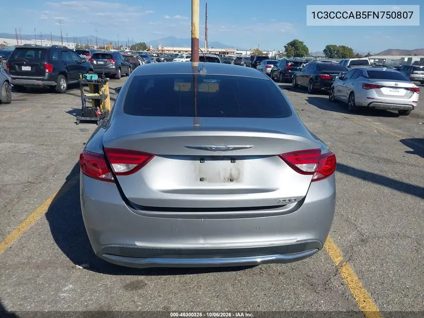 2015 CHRYSLER 200 VIN 1C3CCCAB5FN750807 — фото 16