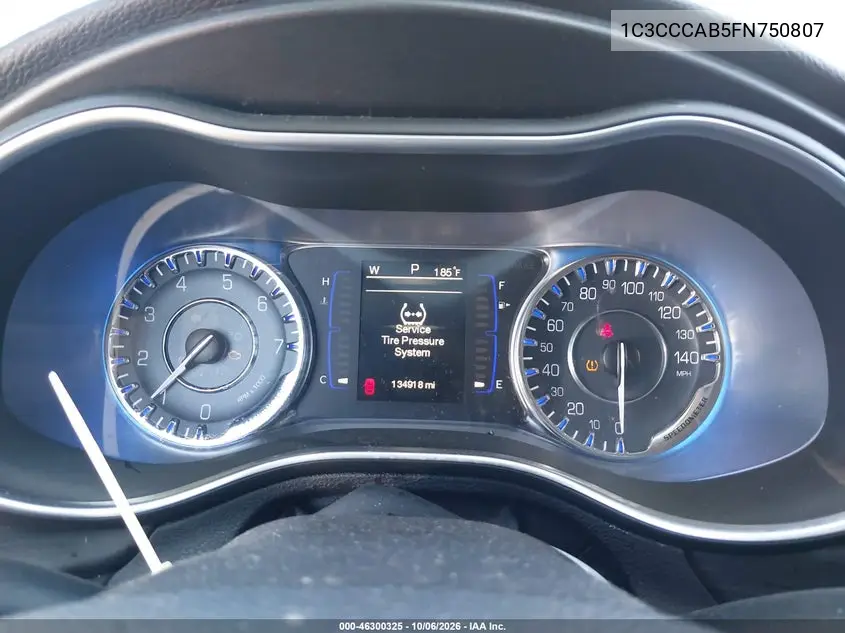 2015 CHRYSLER 200 VIN 1C3CCCAB5FN750807 — фото 7