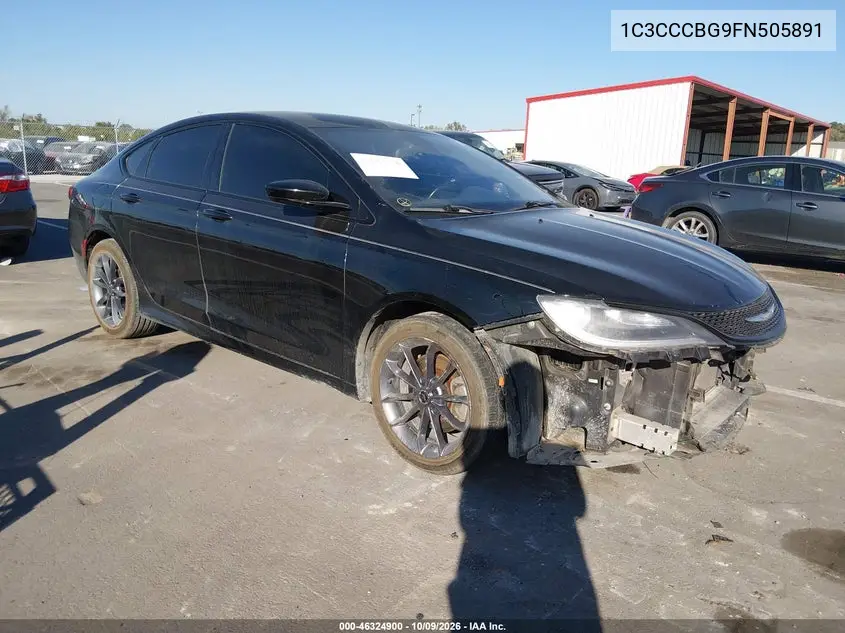 CHRYSLER 200 2015, VIN 1C3CCCBG9FN505891