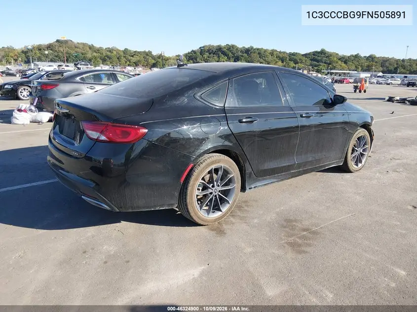 2015 CHRYSLER 200 VIN 1C3CCCBG9FN505891 — фото 4