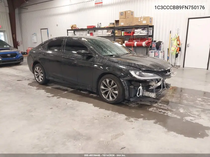 CHRYSLER 200 2015, VIN 1C3CCCBB9FN750176
