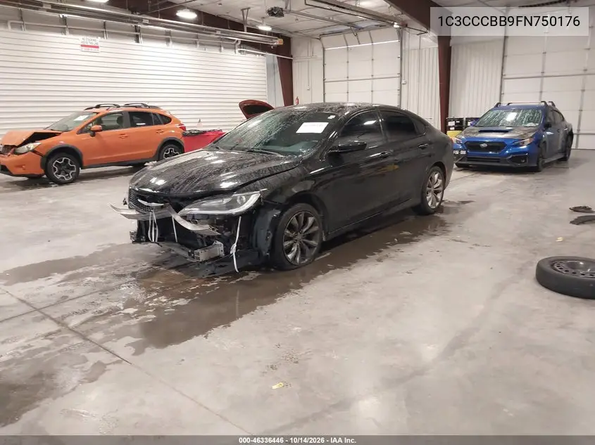 2015 CHRYSLER 200 VIN 1C3CCCBB9FN750176 — фото 2