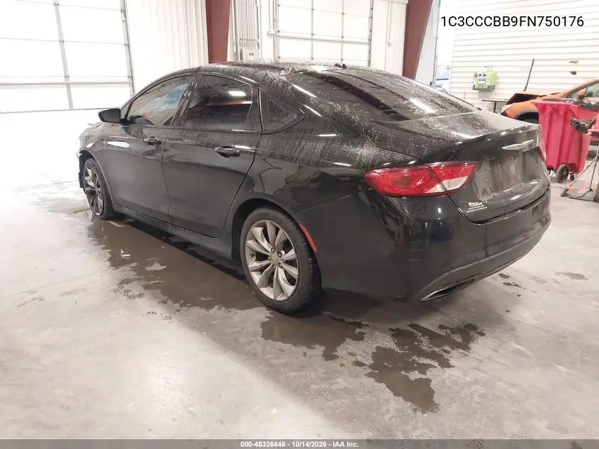 2015 CHRYSLER 200 VIN 1C3CCCBB9FN750176 — фото 3