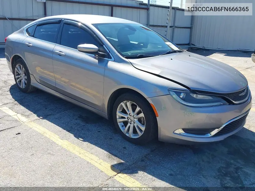 CHRYSLER 200 2015, VIN 1C3CCCAB6FN666365