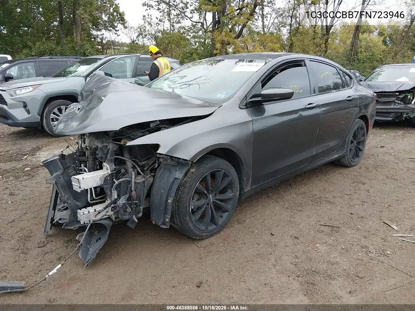 2015 CHRYSLER 200 VIN 1C3CCCBB7FN723946 — фото 2