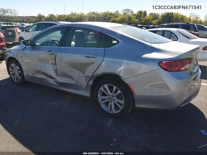 2015 CHRYSLER 200 VIN 1C3CCCAB3FN671541 — фото 4