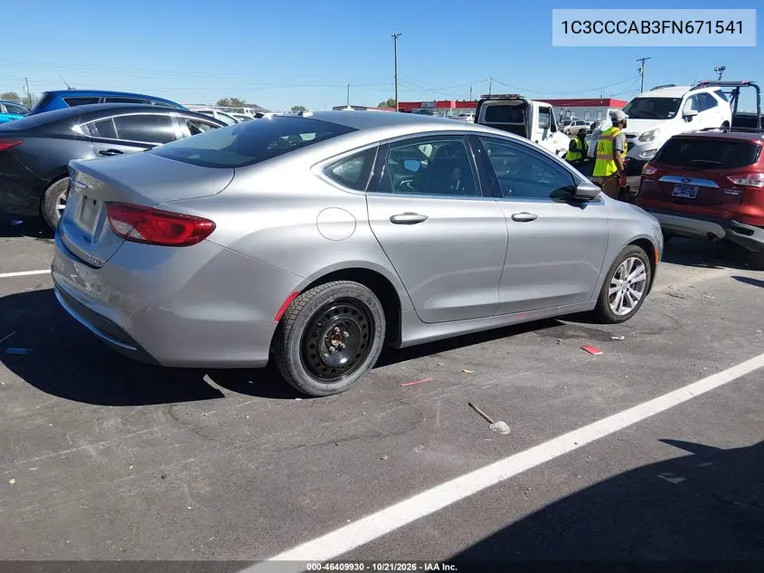 2015 CHRYSLER 200 VIN 1C3CCCAB3FN671541 — фото 5