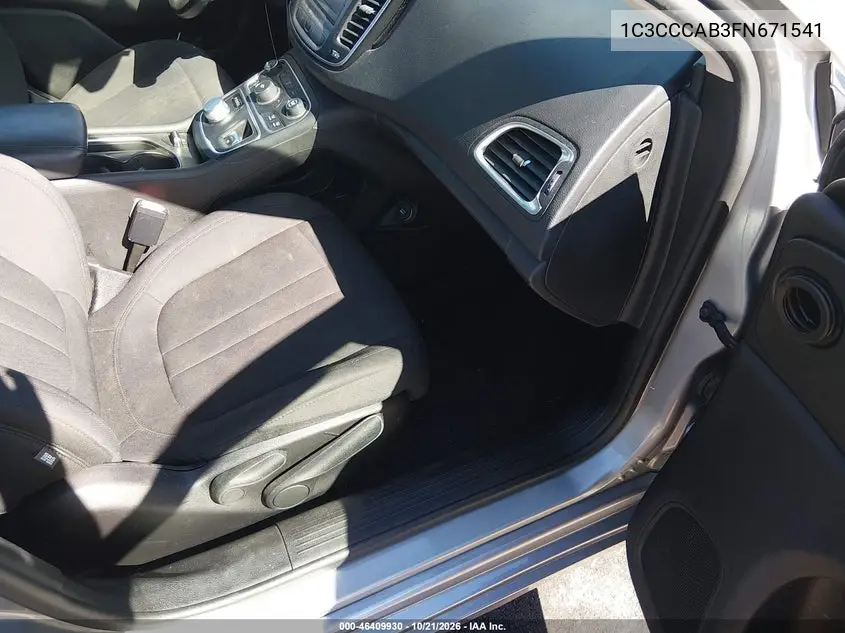 CHRYSLER 200 2015, VIN 1C3CCCAB3FN671541