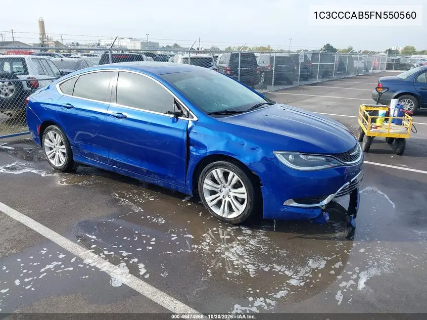 CHRYSLER 200 2015, VIN 1C3CCCAB5FN550560