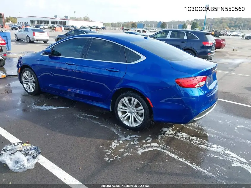 2015 CHRYSLER 200 VIN 1C3CCCAB5FN550560 — фото 3