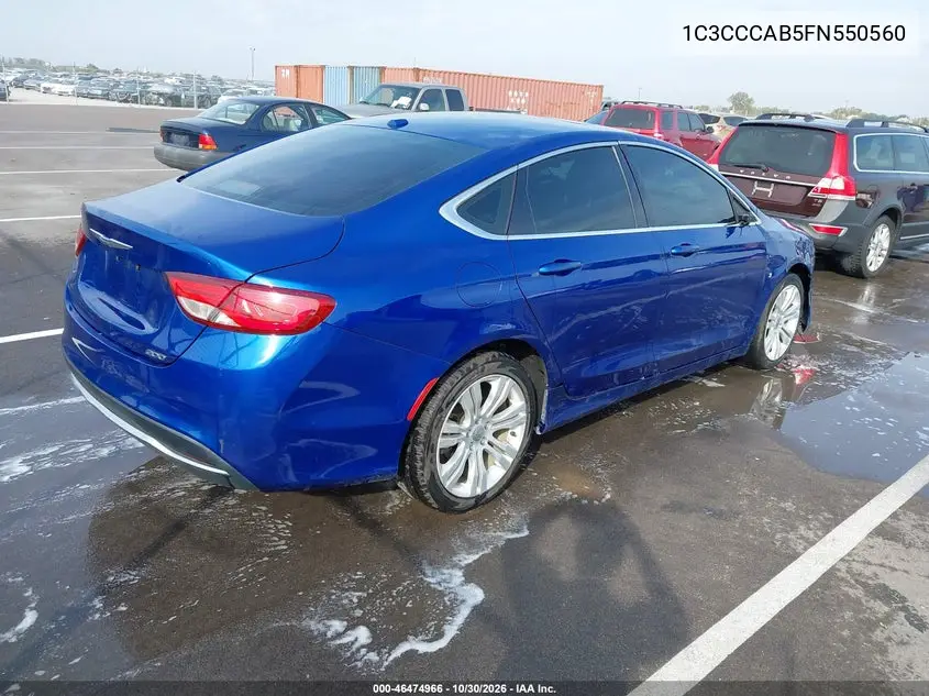 2015 CHRYSLER 200 VIN 1C3CCCAB5FN550560 — фото 4