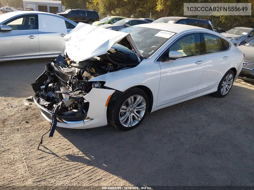 2015 CHRYSLER 200 VIN 1C3CCCAB2FN555649 — фото 2