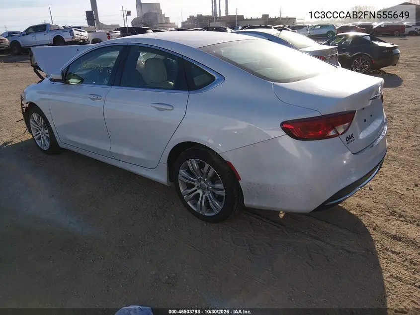 2015 CHRYSLER 200 VIN 1C3CCCAB2FN555649 — фото 3