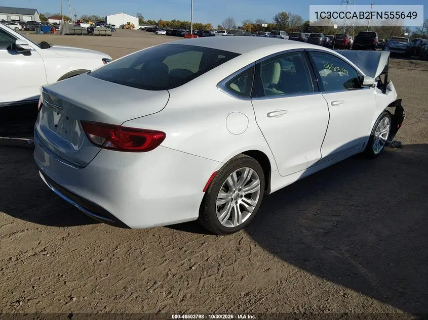 2015 CHRYSLER 200 VIN 1C3CCCAB2FN555649 — фото 4