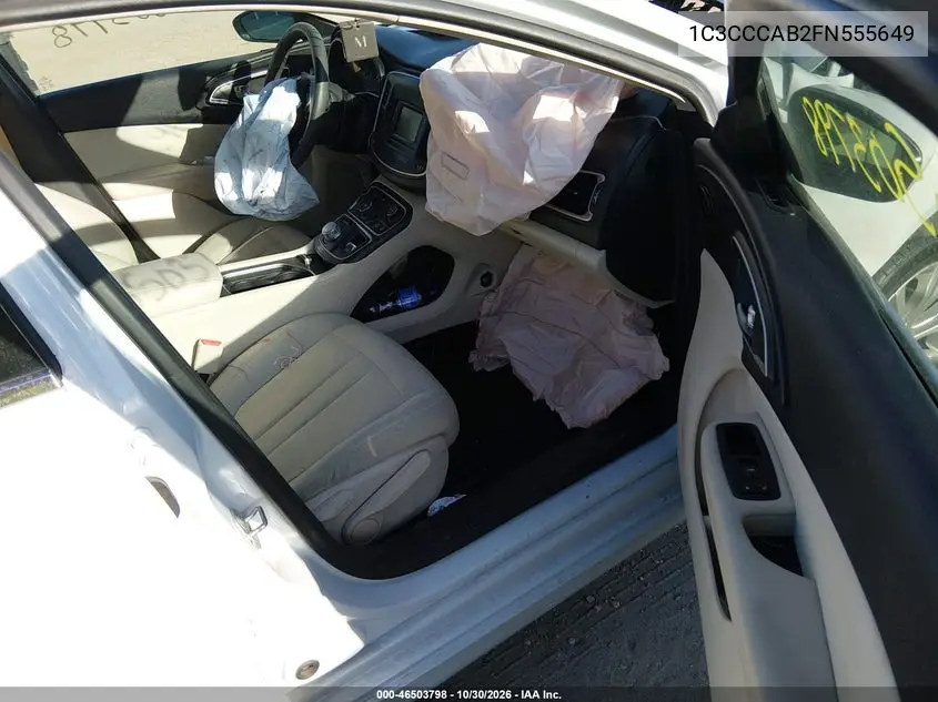 2015 CHRYSLER 200 VIN 1C3CCCAB2FN555649 — фото 5