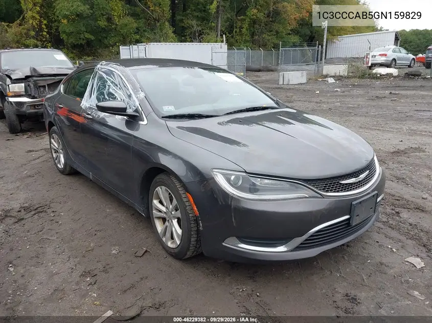 CHRYSLER 200 2016, VIN 1C3CCCAB5GN159829