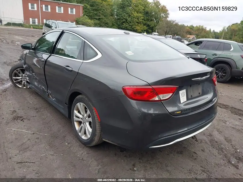 2016 CHRYSLER 200 VIN 1C3CCCAB5GN159829 — фото 3
