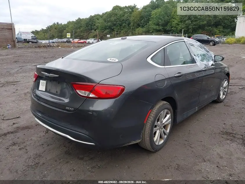 2016 CHRYSLER 200 VIN 1C3CCCAB5GN159829 — фото 4