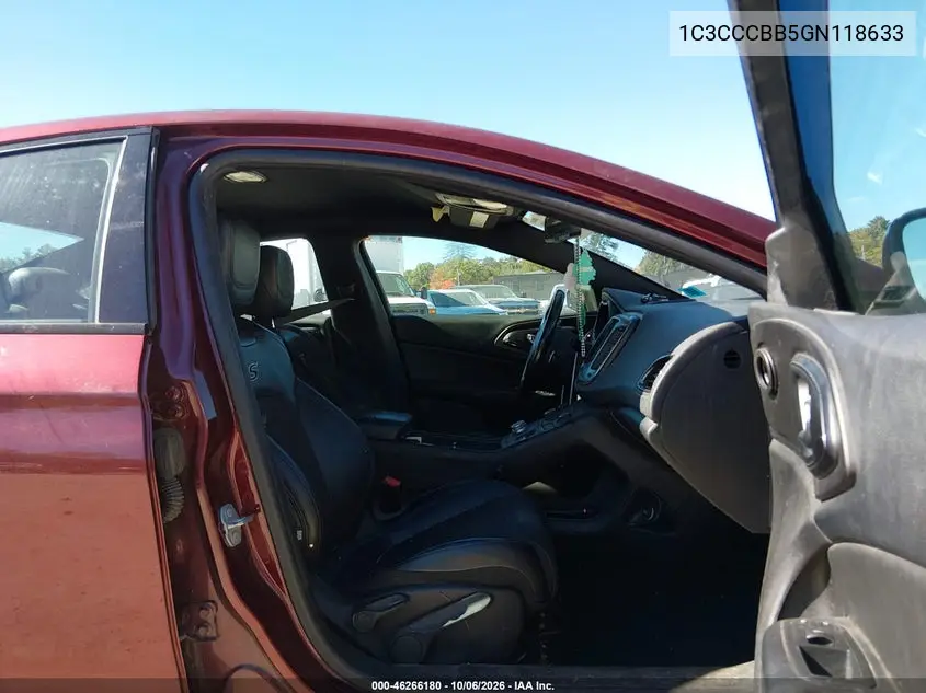 2016 CHRYSLER 200 VIN 1C3CCCBB5GN118633 — фото 5