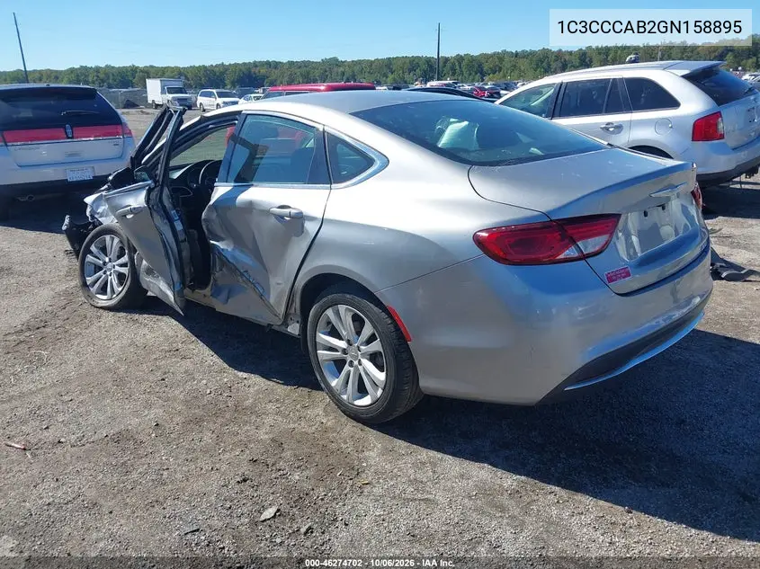 2016 CHRYSLER 200 VIN 1C3CCCAB2GN158895 — фото 3