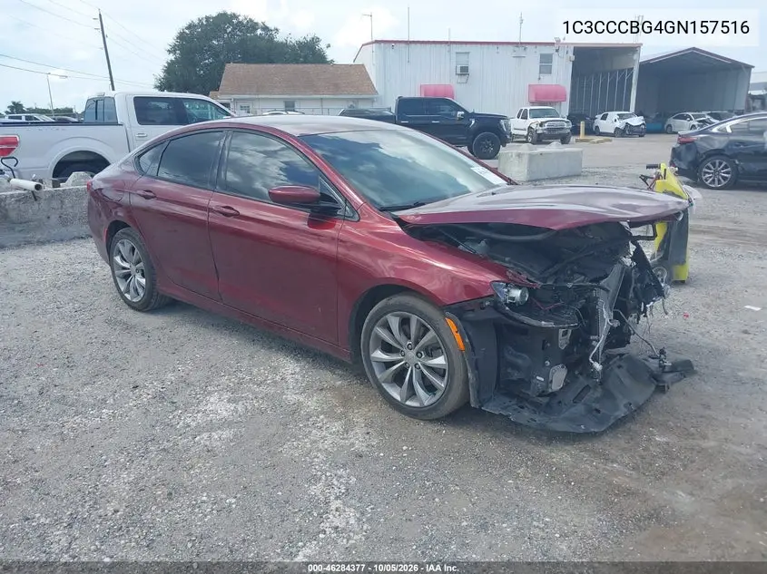CHRYSLER 200 2016, VIN 1C3CCCBG4GN157516