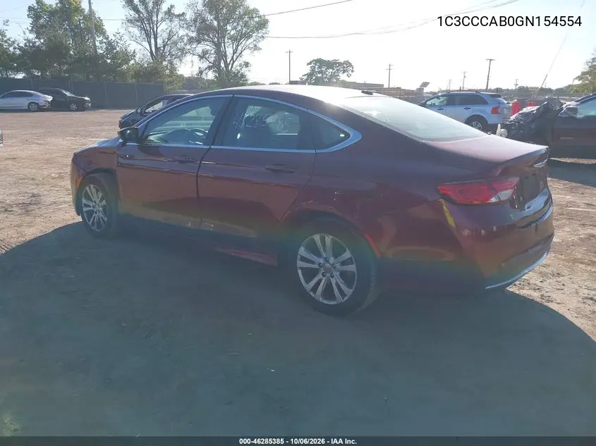 2016 CHRYSLER 200 VIN 1C3CCCAB0GN154554 — фото 3