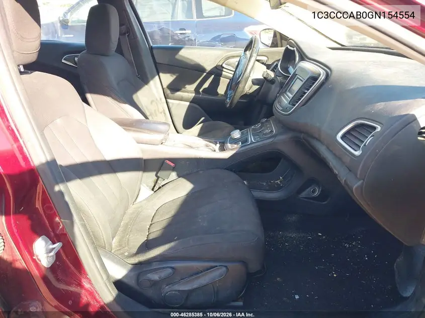 2016 CHRYSLER 200 VIN 1C3CCCAB0GN154554 — фото 5