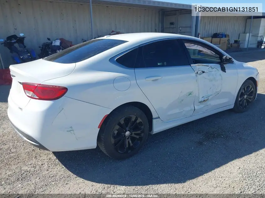 2016 CHRYSLER 200 VIN 1C3CCCAB1GN131851 — фото 4