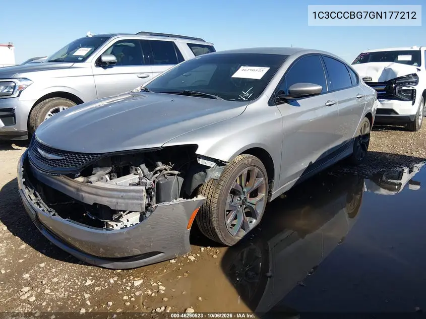2016 CHRYSLER 200 VIN 1C3CCCBG7GN177212 — фото 2