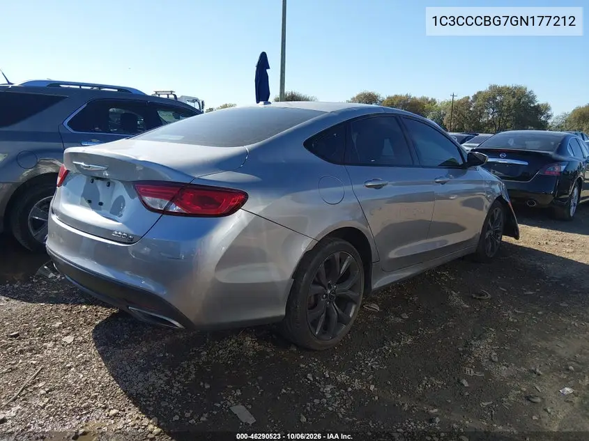 2016 CHRYSLER 200 VIN 1C3CCCBG7GN177212 — фото 4