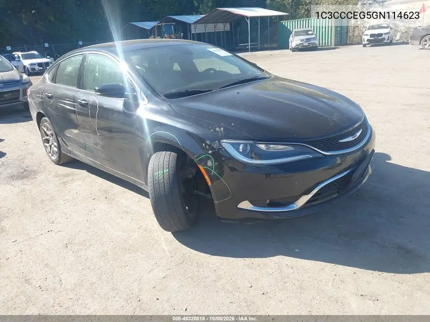 CHRYSLER 200 2016, VIN 1C3CCCEG5GN114623