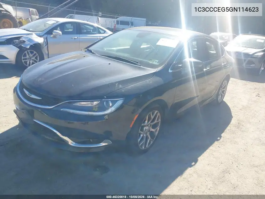 2016 CHRYSLER 200 VIN 1C3CCCEG5GN114623 — фото 2