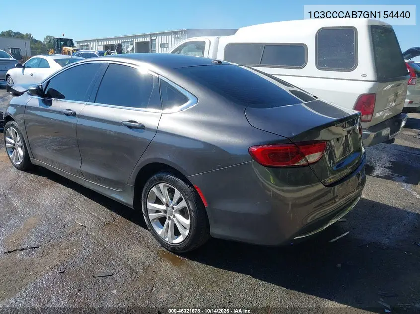 2016 CHRYSLER 200 VIN 1C3CCCAB7GN154440 — фото 3