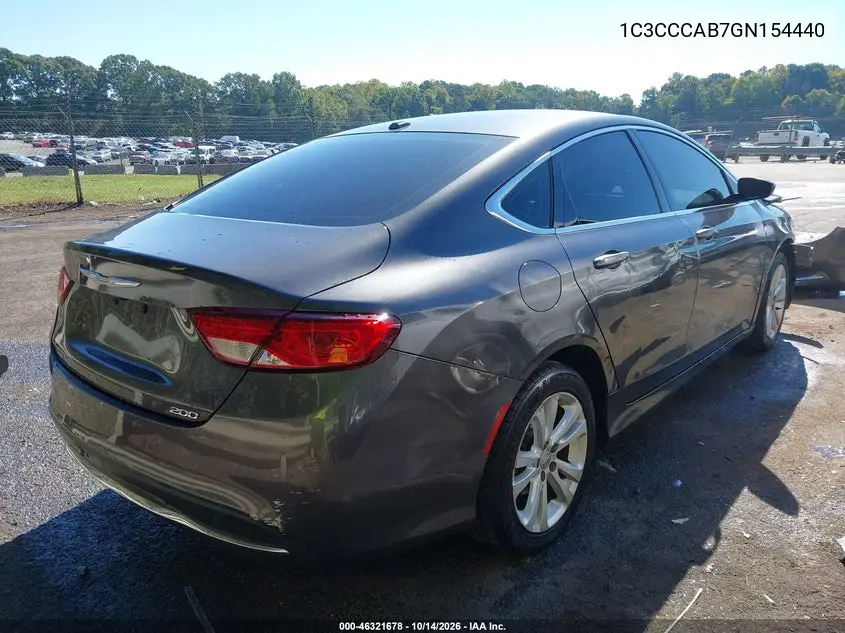 2016 CHRYSLER 200 VIN 1C3CCCAB7GN154440 — фото 4