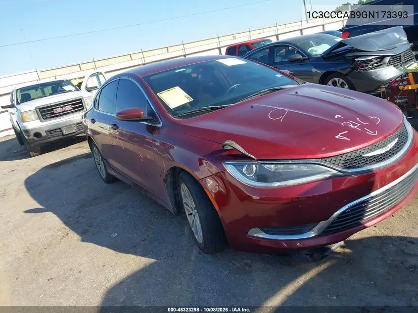 CHRYSLER 200 2016, VIN 1C3CCCAB9GN173393