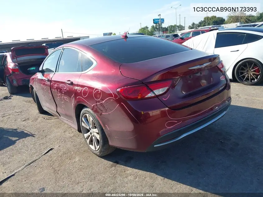 2016 CHRYSLER 200 VIN 1C3CCCAB9GN173393 — фото 3
