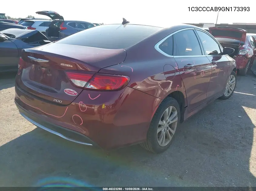 2016 CHRYSLER 200 VIN 1C3CCCAB9GN173393 — фото 4