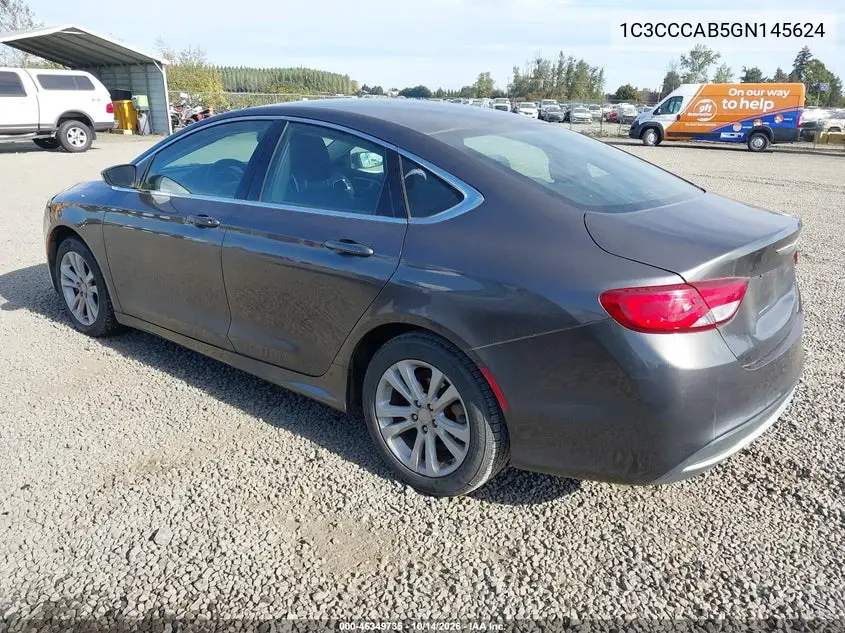 2016 CHRYSLER 200 VIN 1C3CCCAB5GN145624 — фото 3