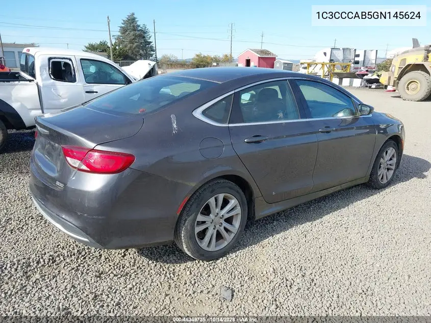 2016 CHRYSLER 200 VIN 1C3CCCAB5GN145624 — фото 4